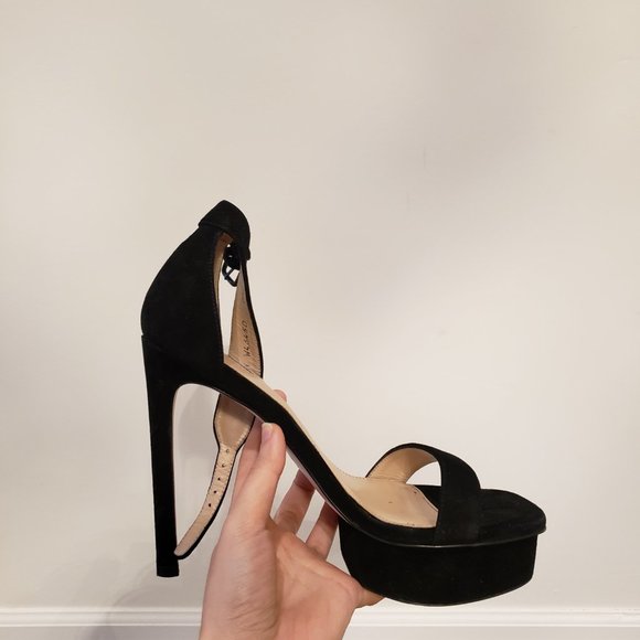 Stuart Weitzman Backupplat Platform Sandal Heels - Picture 5 of 6